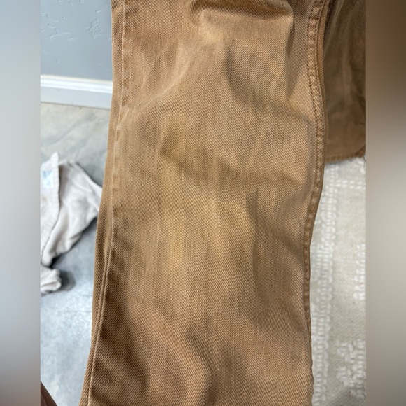 Free People We the Free Denim Ziggy Overalls Khaki - Picture 9 of 9